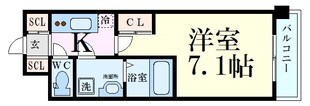 アーバンフラッツ新大阪Ⅰの物件間取画像